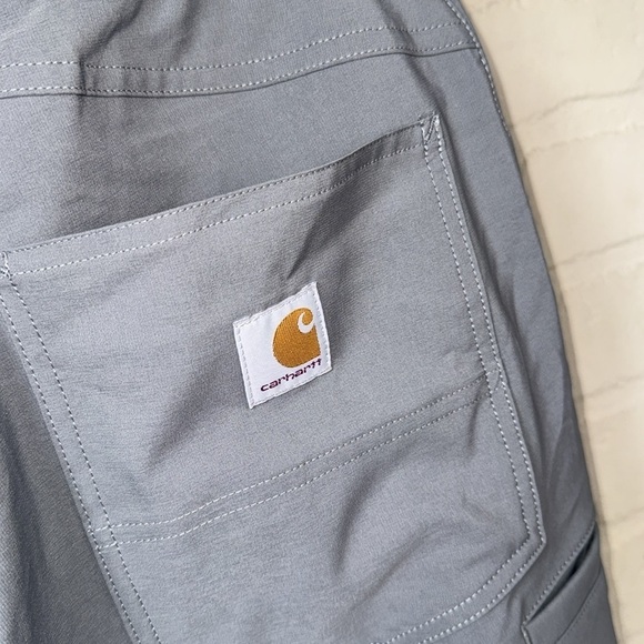 Carhartt pants gray medium tall force sun defender relaxed fit rugged flex NEW - Picture 5 of 6